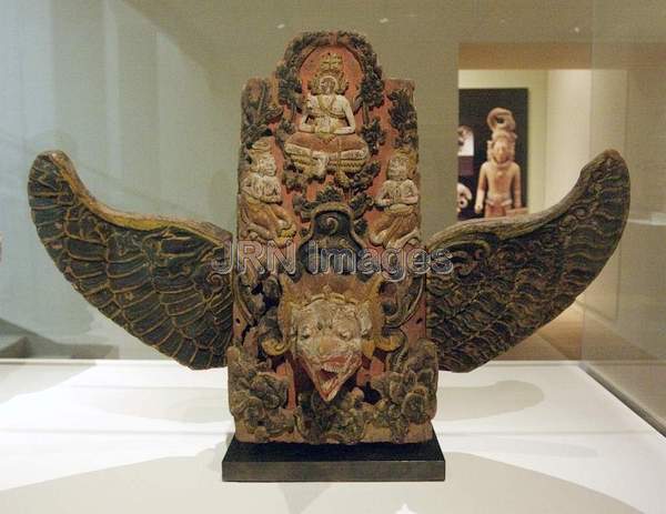 God Vishnu Riding on His Mount, Garuda