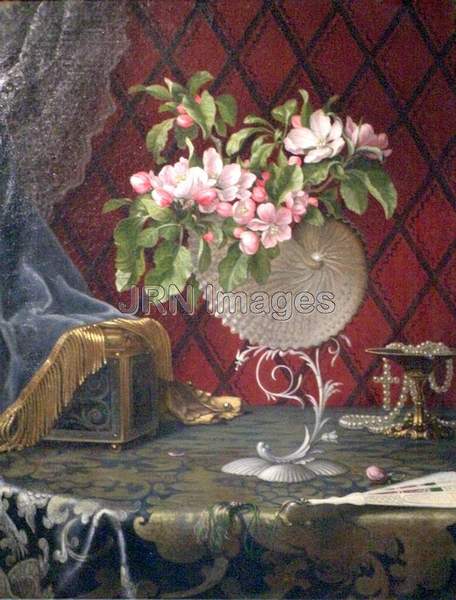 Still Life with Apple Blossoms in a Nautilus Shell