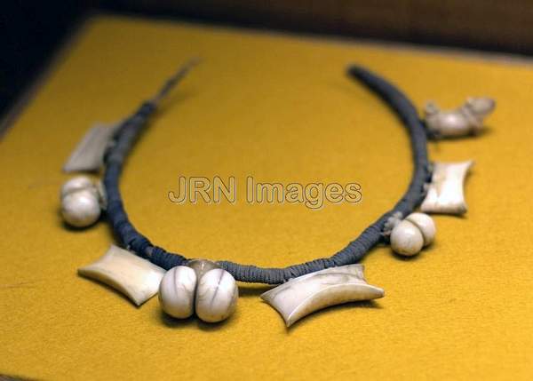 Necklace; Origin: Rurutu, Austral Islands; braided...