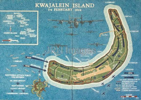 Kwajalein Island, 1-4 February 1944