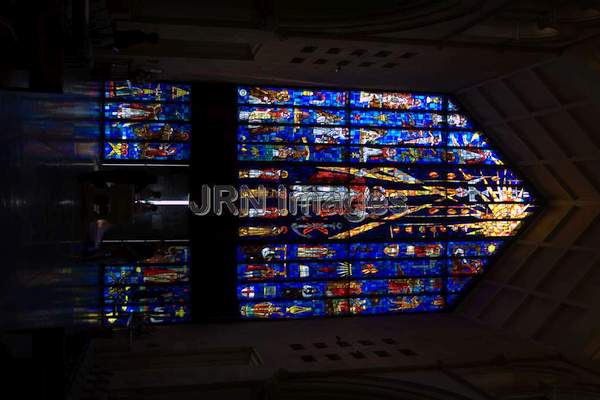 Stained Glass Window at Cathedral Church of St....