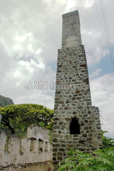 Kualoa Sugar Mill ruins; Built: 1863, Closed: 187...