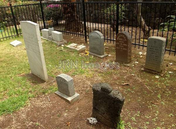 Cemetery at Mokuaikaua Church; 1836; 75-5713 Ali'i...