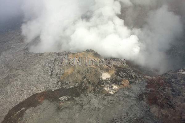 Halema'uma'u Crater; Hawaii Volcanoes National...