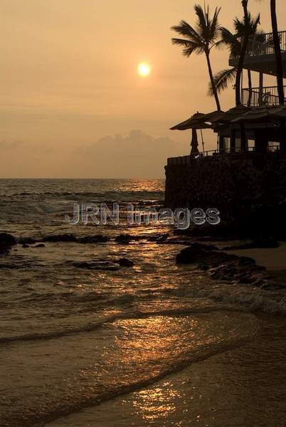 Sunset at La'aloa (White Sands) Beach; Kona Magic...