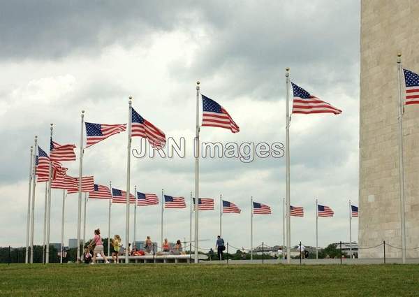 Washington Monument Flags