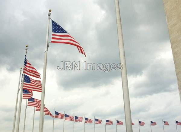 Washington Monument Flags