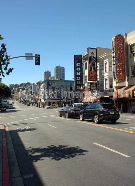 Broadway Street at Columbus Avenue