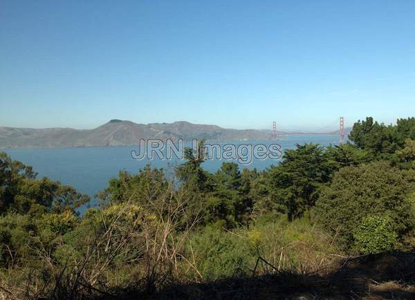 San Francisco Bay with Golden Gate Bridge