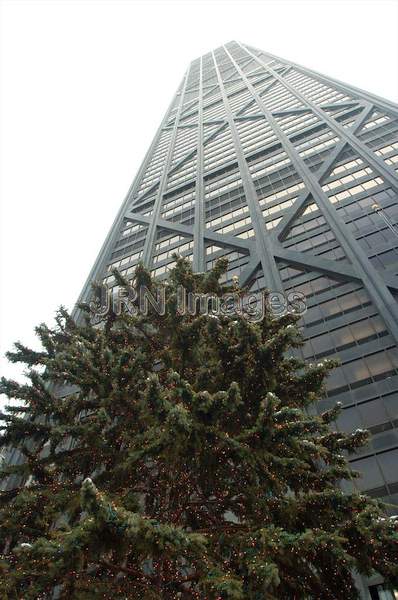 Christmas Tree at John Hancock Center