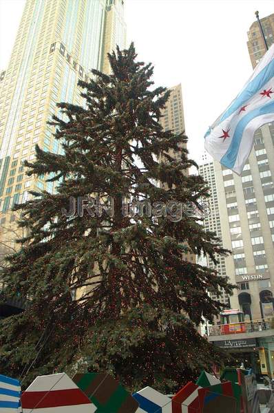 Christmas Tree at John Hancock Center