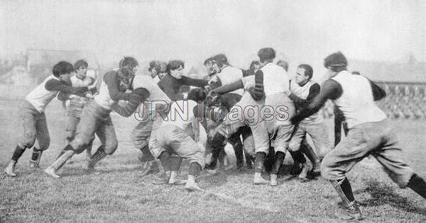 Football scrimmage at Princeton University