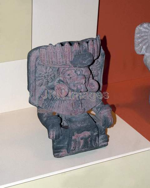 Ceramic urn portraying Cocijo