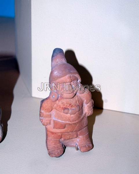 Ceramic figurine of a Maya royal dwarf