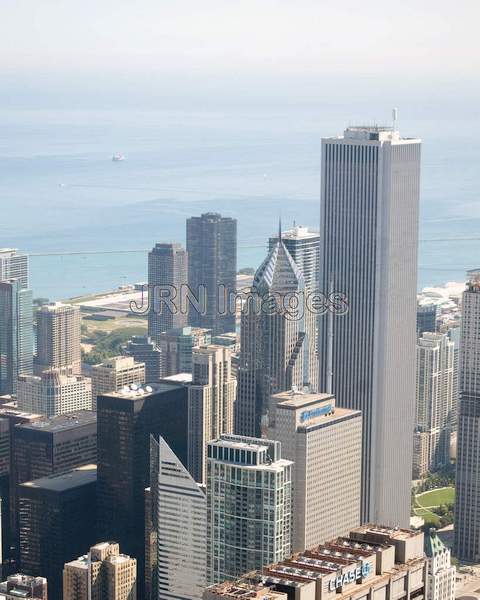 Northward view of Chicago Loop