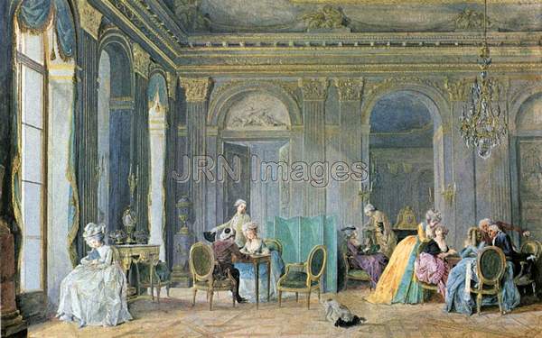 Typical Salon in Eighteenth Century