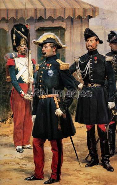 Painting Napoleon Iii at the Camp of Chalons