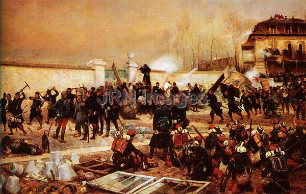 1879 Painting the Defense of Champigny, November 30, 1870