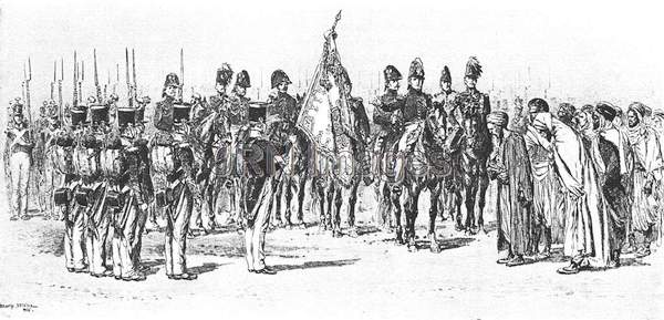 White Flag. First Expedition of Algiers