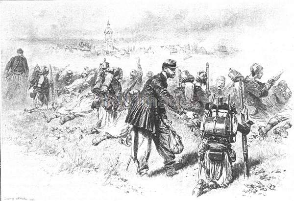 The 1st Regiment of Zouaves at Woerth