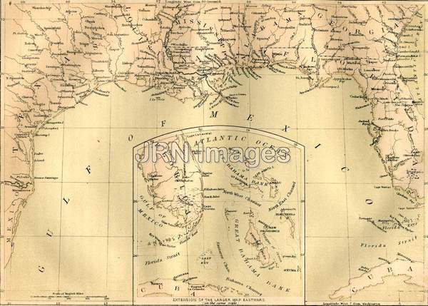 Southern States Bordering Gulf of Mexico