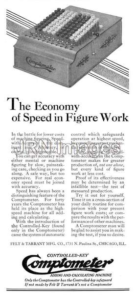 Controlled-Key Comptometer