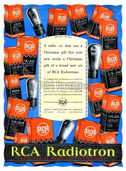 RCA Radiotron vacuum tubes