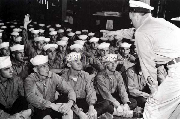 Instructing U.S. Navy Recruits