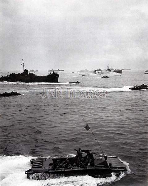 Landing Craft at Peleliu, 1944