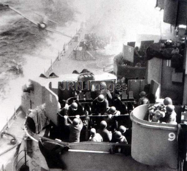 USS Missouri (BB-63) - Okinawa, 1945