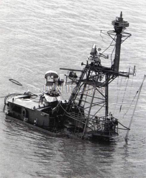 Iraqi Patrol Boat Remains, Persian Gulf War