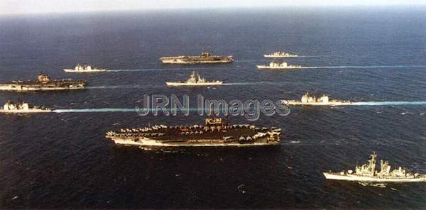 U.S. Navy Battle Group in the Pacific