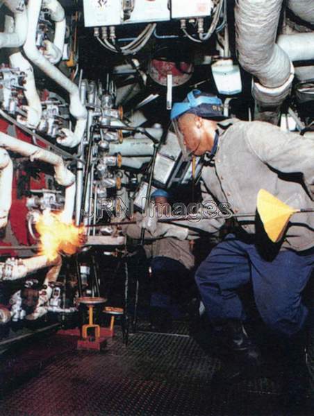 Lighting Boilers - USS John F. Kennedy (CV-67)