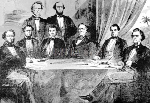 Original Confederate Cabinet, March 4, 1861