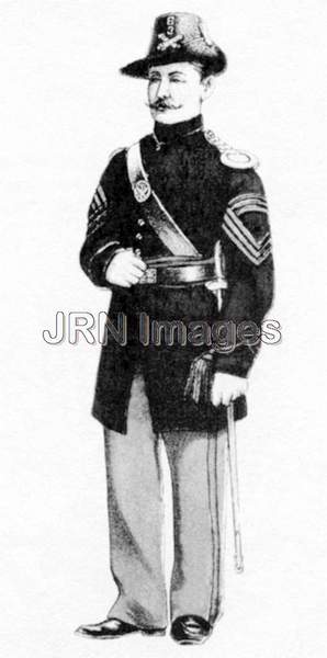 Sergeant-Major of Artillery in Full Dress