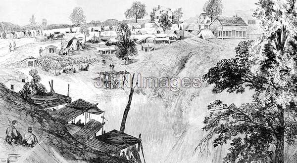 Fortified City of Vicksburg During Siege