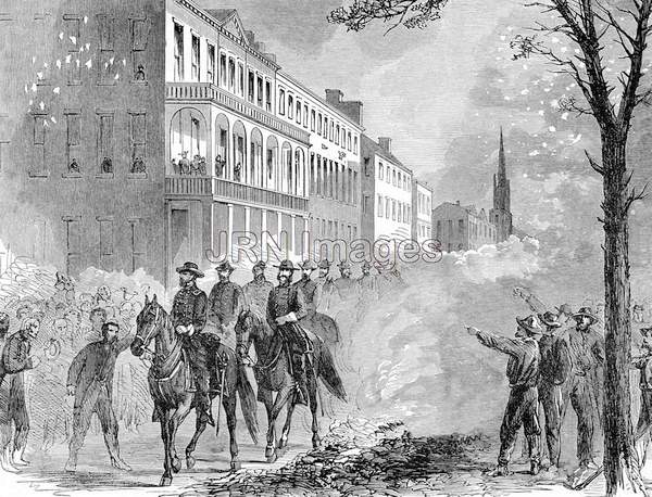 Union Forces Enter Columbia, South Carolina