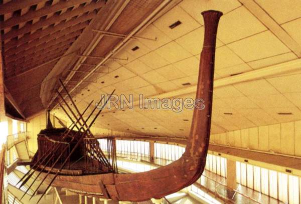 Ancient Egyptian solar barge ship