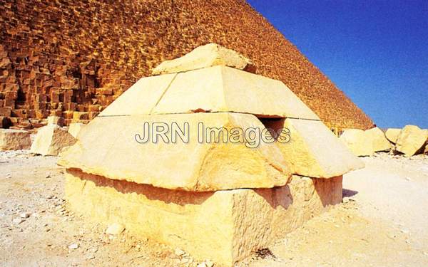 Limestone pyramid structure