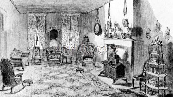 Front parlor of house Lincoln bought