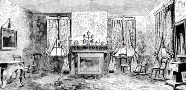 Sitting room of Lincoln house