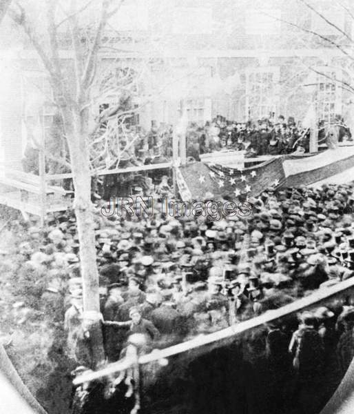 Lincoln at Independence Hall