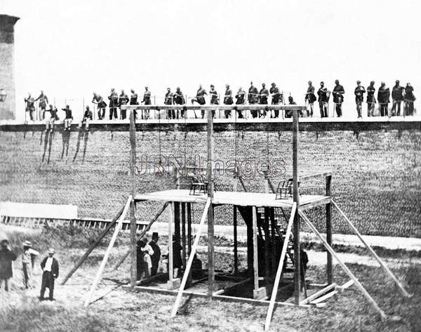 Gallows in prison yard of Old Penitentiary in Washington