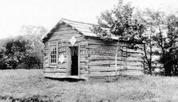 Reconstruction of the General Store Where Abraham Lincoln Worked as a Clerk