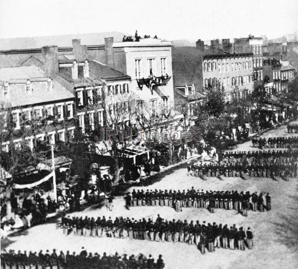 Military Procession Forming on Pennsylvania Avenue