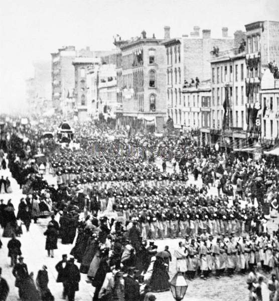 Funeral Procession for Abraham Lincoln in Buffalo, New York